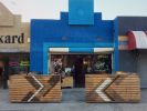 Stained Entrance | Street Murals by LAMKAT | Mega Bodega in Los Angeles. Item made of synthetic