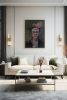 "Frida: Duality of Life" | Mixed Media by ArtForLoft. Item made of paper works with mid century modern & contemporary style