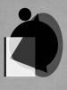Geometrically Speaking | Prints by Linda lhermite. Item composed of canvas and paper in minimalism or mid century modern style