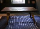 Rustic industrial burnt wood table | Dining Table in Tables by Abodeacious. Item composed of wood