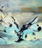 Smells Like Morning Mist - Tokyo Echoes Painting | Oil And Acrylic Painting in Paintings by Jacob von Sternberg Large Abstracts. Item composed of canvas and synthetic