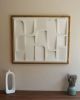 No. 104 Japandi Plaster Wall Relief - Scandinavian Decor | Wall Sculpture in Wall Hangings by Joseph A