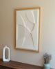 No. 116 Japandi Plaster Wall Relief - Scandinavian Decor | Wall Sculpture in Wall Hangings by Joseph A