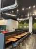 Stitch Linear Pendnats | Chandeliers by CP Lighting | Töska Restaurant & Brewery in Philadelphia. Item compatible with contemporary and eclectic & maximalism style