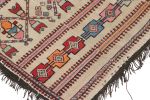 Antique Persian Horse Cover with Colorful Geometric Patterns | Area Rug in Rugs by Rug and Kilim