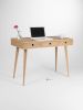 HEIM - Home desk, bureau dressing table wooden desk oak woo | Tables by Mo Woodwork. Item composed of wood in minimalism or mid century modern style