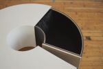 The Coco Table, Round coffee table with hidden storage | Tables by Makingworks. Item made of wood