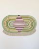 Custom Oval Weaving | Tapestry in Wall Hangings by Emily Nicolaides. Item composed of fiber