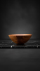 Cherry Wood Bowl with Green Resin | Handcrafted Luxury Art | Decorative Bowl in Decorative Objects by Holzkunst Samuel Meisinger. Item composed of wood in modern style