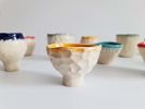 Collectable Porcelain Cups – Set of 6 | Drinkware by Pottery & Poetry. Item made of ceramic works with contemporary style
