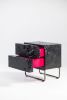 Bedside table BreakFree | Tables by PANOPTIKUM COLLECTIONS. Item made of wood with fabric works with minimalism & contemporary style