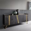 Elly Sideboard | Media Console in Storage by ETAMORPH. Item made of oak wood