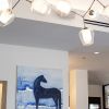 Blue And Gold Horse | Mixed Media in Paintings by KIRSTEN KAINZ | Element Bozeman in Bozeman. Item composed of canvas in contemporary or eclectic & maximalism style
