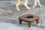 004_mei (dining table for cats) | Tables by CHICHOIMAO. Item made of walnut works with minimalism & contemporary style