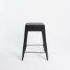 om16.1 black ash counter Stool | Chairs by olivier moravik. Item composed of wood and fabric in minimalism or contemporary style