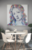 La madonna tribute to boticelli | Mixed Media in Paintings by Virginie SCHROEDER