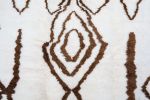 Contemporary Beni Ourain Moroccan Rug | Area Rug in Rugs by Kechmara Designs. Item made of fabric with fiber