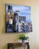"Stories of Buildings" | Oil And Acrylic Painting in Paintings by Heather Kocsis | Ferguson DiMeo Law in St. Thomas. Item made of wood with synthetic works with contemporary & industrial style