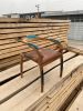 Custom Walnut Wood Dining Chair, Epoxy Chair | Chairs by Gül Natural Furniture. Item made of wood compatible with minimalism and mid century modern style