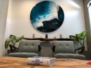 Ocean Resin Painting | Oil And Acrylic Painting in Paintings by Caylin Rose Janet. Item made of wood with synthetic works with contemporary style