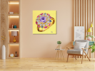 Multi Gem Ring - Vibrant Giclée Print | Prints in Paintings by Michelle Keib Art. Item made of paper