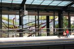 Blown glass installations for Mt Baker light rail station | Glasswork in Wall Treatments by Guy Kemper | Mount Baker in Seattle. Item composed of synthetic
