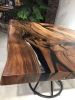 Kitchen Table, Live Edge Walnut Table | End Table in Tables by Gül Natural Furniture. Item composed of wood in minimalism or country & farmhouse style
