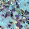 Among the Lilies, Abstract Painting | Oil And Acrylic Painting in Paintings by Paulette Insall. Item made of canvas works with contemporary & eclectic & maximalism style
