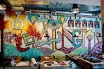 MOD Pizza Mural | Murals by Christine Crawford | Christine Creates | MOD Pizza in Lexington