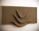 Parametric Wall Decor, Modern Livingroom Decor, Office Wall | Wall Sculpture in Wall Hangings by ZDS. Item composed of wood compatible with minimalism and contemporary style