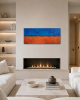Duality | Oil And Acrylic Painting in Paintings by Lara Spadetto Art. Item made of canvas compatible with minimalism and contemporary style