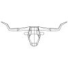 Longhorn Trophy Head | Wall Sculpture in Wall Hangings by Bend Goods. Item composed of copper