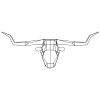 Longhorn Trophy Head | Wall Sculpture in Wall Hangings by Bend Goods. Item composed of copper