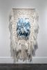 Indigo Square | Macrame Wall Hanging in Wall Hangings by Liz Robb | McGuire Furniture San Francisco Showroom in San Francisco. Item made of fiber