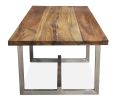 Donato Steel Framed Dining Table with Argentine Rosewood Top | Tables by Costantini Design. Item made of wood & steel