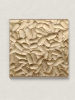3d Textured Gold Wall Art Acrylic Texture | Oil And Acrylic Painting in Paintings by Berezart. Item composed of canvas & metal