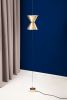 Aureole Suspended Floor Lamp | Lamps by Daniel Becker Studio. Item made of brass with synthetic