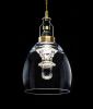 Blown glass/crystal inserts #31 | Pendants by Vitro Lighting Designs | Westwood Sports Pub & Kitchen in London. Item made of glass