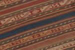 Vintage Persian Kilim Runner, Intricate Geometric Stripes | Area Rug in Rugs by Rug and Kilim