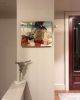 Urban Botanical #90 | Oil And Acrylic Painting in Paintings by Anna Carll. Item composed of wood