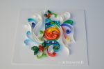 'Joy' paper artwork for Christmas Holidays | Wall Sculpture in Wall Hangings by Mira's Craft. Item composed of paper