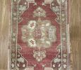 Hand-woven Turkish Rug Doormat| 1.9 x 2.11 | Small Rug in Rugs by Wool and Rug. Item composed of wool in boho or contemporary style