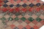 Vintage Zeki Müren Runner Rug, with Geometric Patterns | Area Rug in Rugs by Rug and Kilim