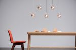 Dora Pendant Pl5 | Pendants by SEED Design USA. Item composed of steel and glass