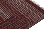 Vintage Baluch Tribal Kilim in Red with Geometric Patterns | Area Rug in Rugs by Rug and Kilim