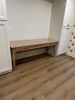 The Olivia Desk | Tables by TRM WoodCraft. Item made of oak wood works with minimalism & mid century modern style