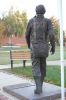 Tuskegee Airman, Joe Gomer | Public Sculptures by Sutton Betti | Ellsworth Community College in Iowa Falls