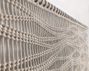 Freeform Macrame Wave Textile Handmade Natural Fiber Screen | Macrame Wall Hanging in Wall Hangings by MACRO MACRAME by Maeve Pacheco. Item composed of wood & cotton compatible with boho and contemporary style