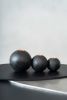 Boule candle holder - bougeoir #1 | Decorative Objects by Nadine Hajjar Studio. Item composed of walnut and copper in minimalism or contemporary style