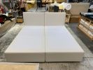 XL Twin Bed Set (becomes King Size Bed) | Bed Frame in Beds & Accessories by DI VITA Style. Item composed of wood and linen in modern style